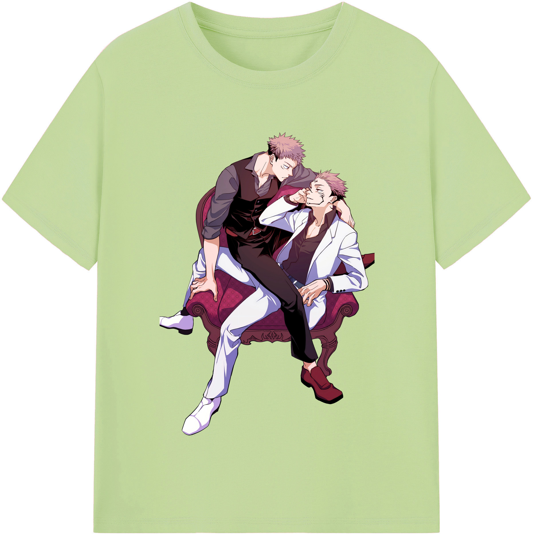 （画像用） 呪術廻戦 Jujutsu Kaisen 綿100％半袖Tシャツ（フロントプリント）